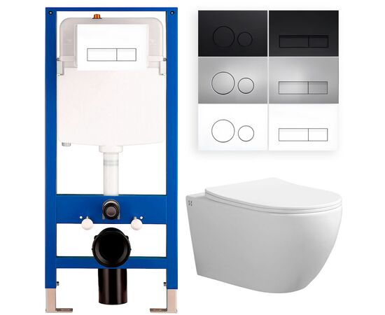 унитаз с инсталляцией 5в1 hans h2281tqhs h5108-0xxx в Шымкенте фото № 1