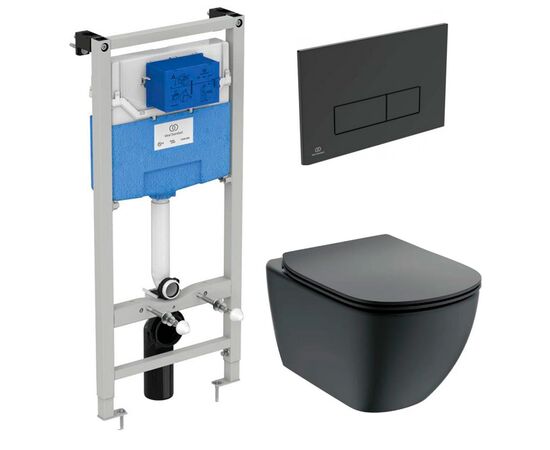 унитаз с инсталляцией 5в1 ideal standard tesi t0079v3 r020467 r0121a6 в Шымкенте фото № 1