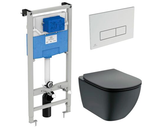 унитаз с инсталляцией 5в1 ideal standard tesi t0079v3 r020467 r0121aa в Шымкенте фото № 1