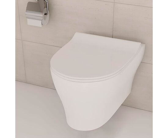 унитаз подвесной vitra 4449b003-0101 bella с микролифтом (комплект) в Шымкенте фото № 1