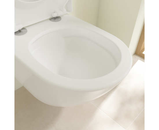 унитаз с инсталляцией 5в1 villeroy&boch subway 3.0 4670ts01 безободковый twistflush, hansgrohe iframe 01022180, клавиша хром element e 66003000 в Шымкенте фото № 3
