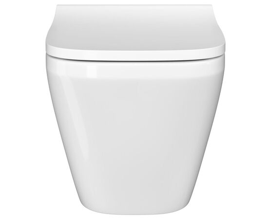 унитаз с инсталляцией 5в1 vitra integra square 7082b003-0075 безободковый, v-fix core 800-1875, клавиша хром root s 740-2380 в Шымкенте фото № 3