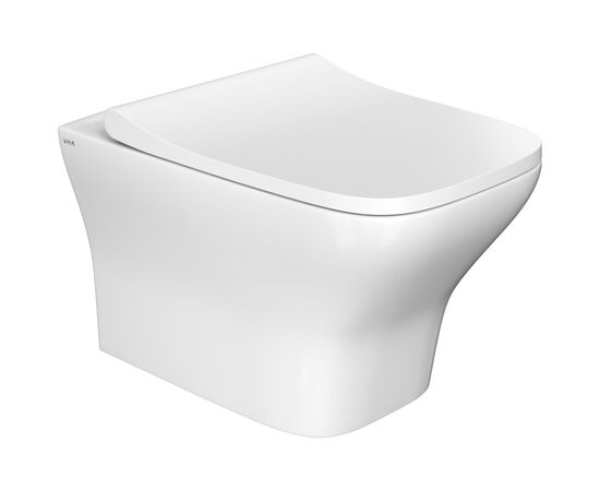 унитаз с инсталляцией 5в1 vitra zentrum s 7484b003-0075 безободковый, v-fix core 800-1875, клавиша хром root s 740-2380 в Шымкенте фото № 2