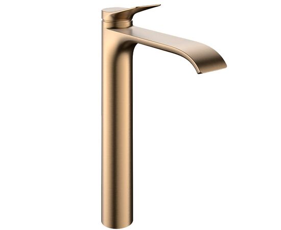 Высокий смеситель для раковины hansgrohe vivenis 75044140, бронза матовый в Шымкенте фото № 1