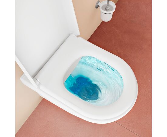 унитаз с инсталляцией 5в1 tece 9400407 vitra zentrum round 7786b003-007 безободковый, белая клавиша now 9240400 в Шымкенте фото № 8