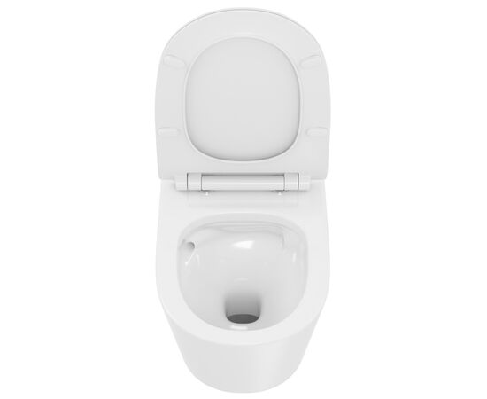 унитаз подвесной vitra m50 8302b003-6404, безободковый, торнадо, vortexflush, сиденье с микролифтом в Шымкенте фото № 6