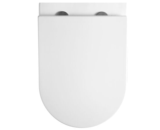 унитаз подвесной hans hs-067tq tornado 3.0, смыв торнадо, 52x36,5, белый в Шымкенте фото № 4