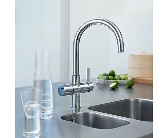 смеситель для кухни grohe blue pure 119711 с фильтром для очистки воды в Шымкенте фото № 2