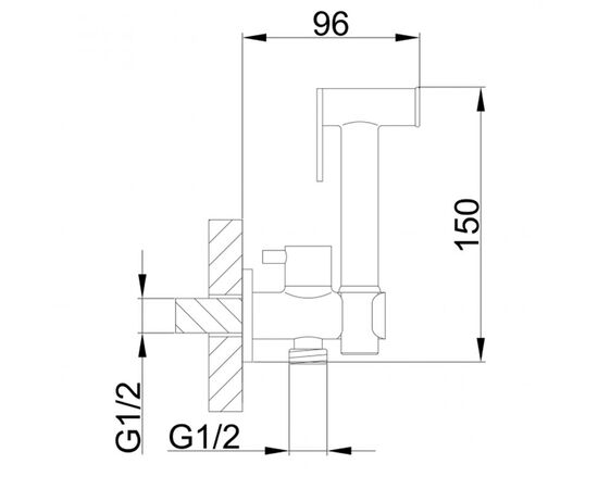 Гигиенический душ frap f7501 в Шымкенте фото № 3